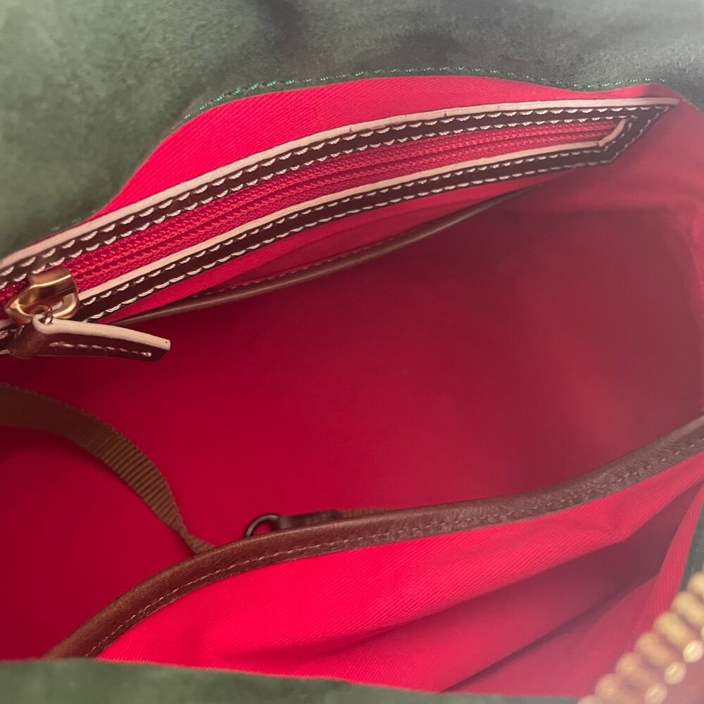 Dooney & Bourke Savannah Florentine Satchel in Chestnut (w/ tags) - Picture 7 of 7